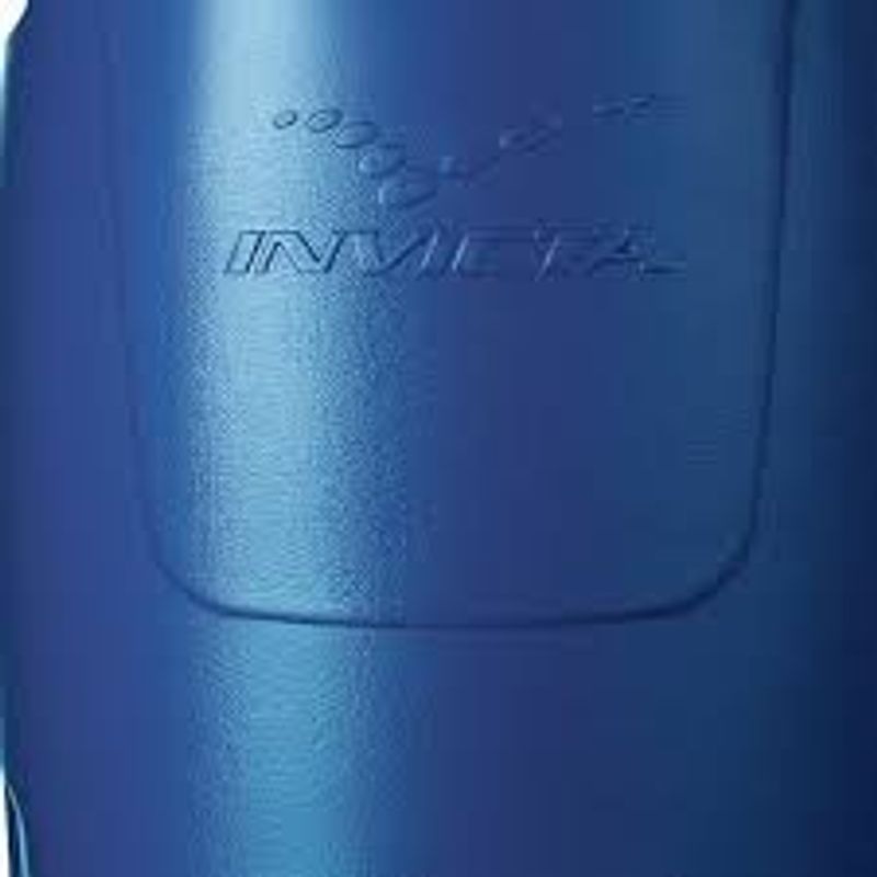 botijão térmico 12 litros invicta azul e branco 8712-11201