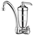 filtro de água lorenzetti com torneira acqua bella plástico cromado