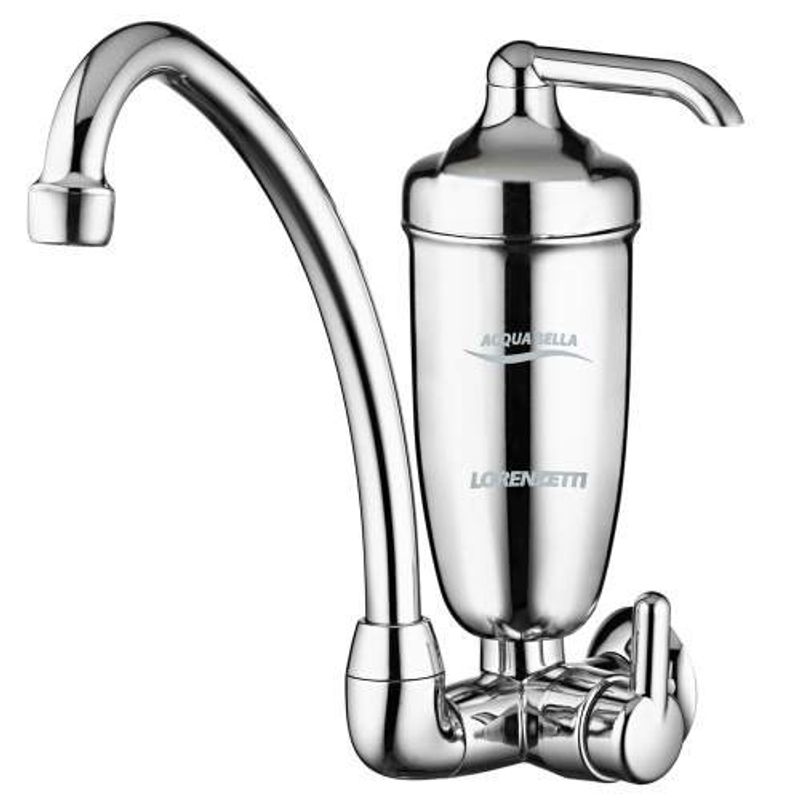 filtro de água lorenzetti com torneira acqua bella plástico cromado