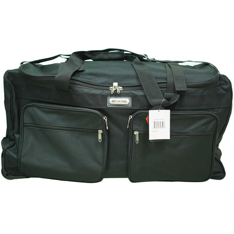 bolsa de viagem latcor american travel com rodas preto rit5032