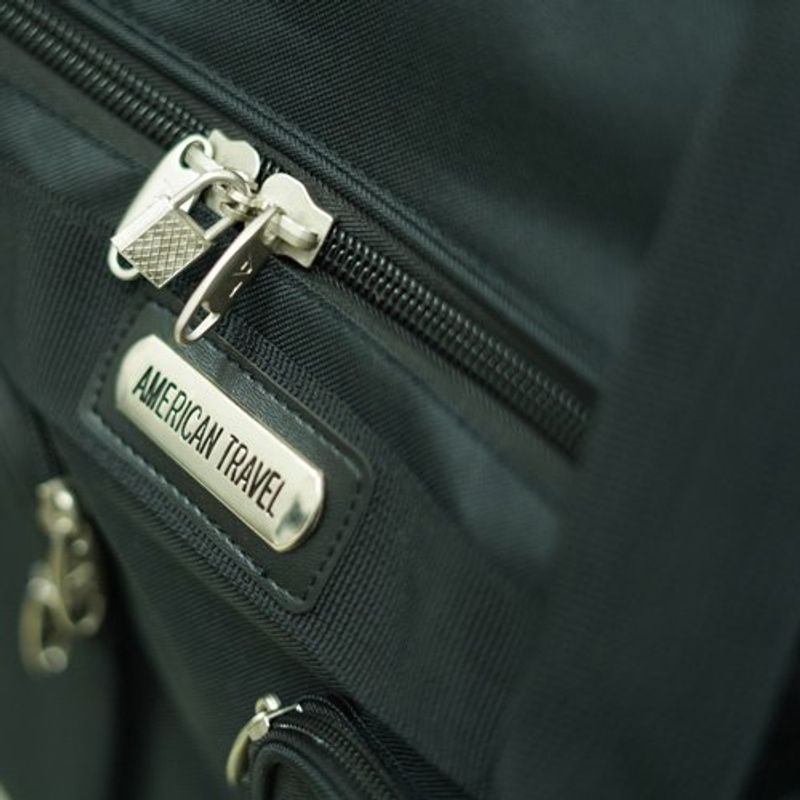 bolsa de viagem latcor american travel com rodas preto rit5032