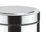 lixeira 20 litros tramontina com pedal e alça para transporte 94538/120 inox