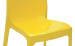 cadeira alice tramontina plástico amarelo 92037/000