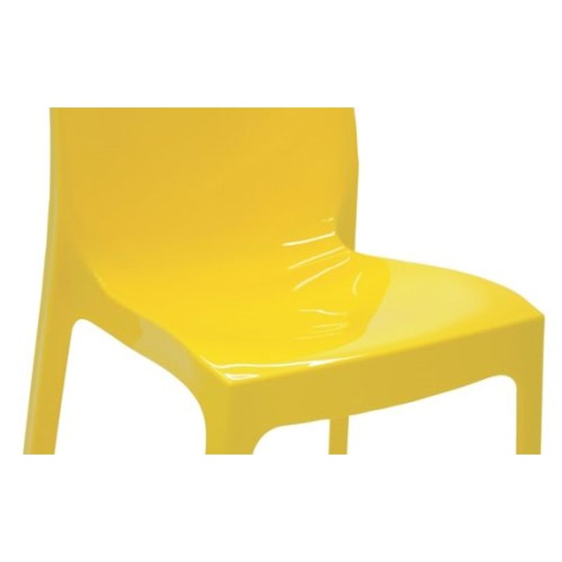 cadeira alice tramontina plástico amarelo 92037/000