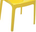 cadeira alice tramontina plástico amarelo 92037/000