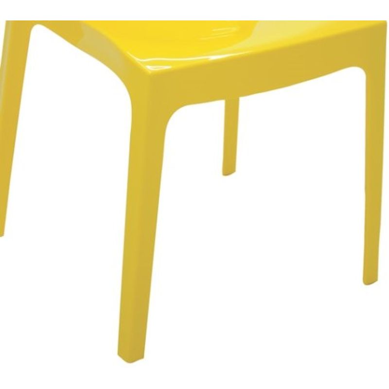 cadeira alice tramontina plástico amarelo 92037/000