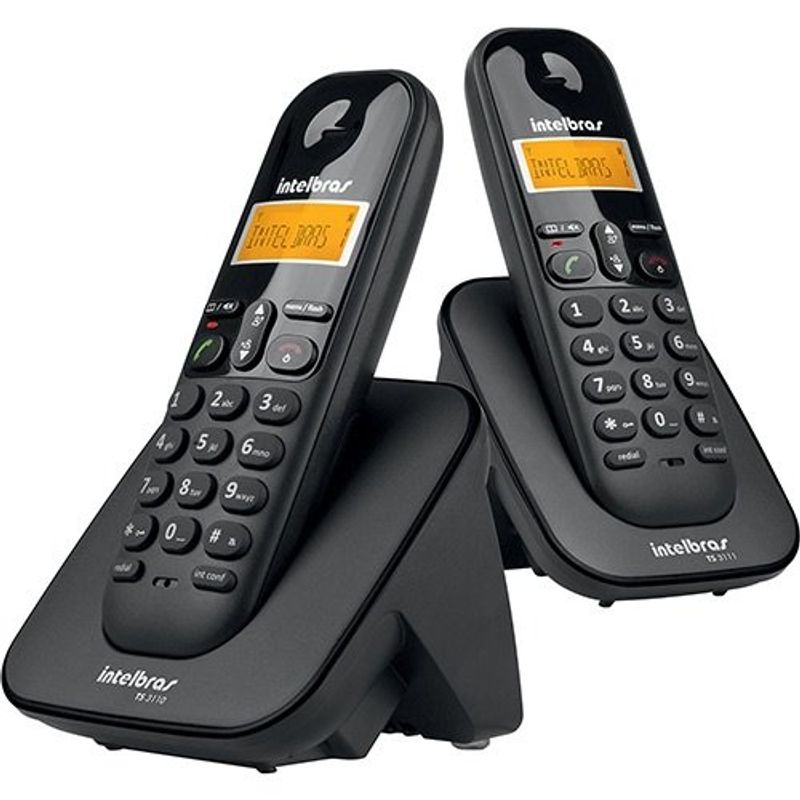 telefone intelbras sem fio digital com ramal adicional ts3112