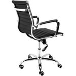 cadeira para escritório latcor giratório aço preto h3004b-bla
