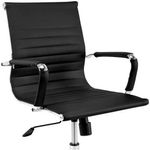 cadeira para escritório latcor giratório aço preto h3004b-bla