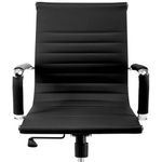 cadeira para escritório latcor giratório aço preto h3004b-bla