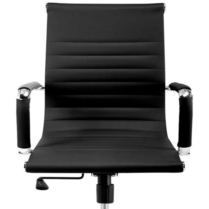cadeira para escritório latcor giratório aço preto h3004b-bla