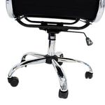 cadeira para escritório latcor giratório aço preto h3004b-bla