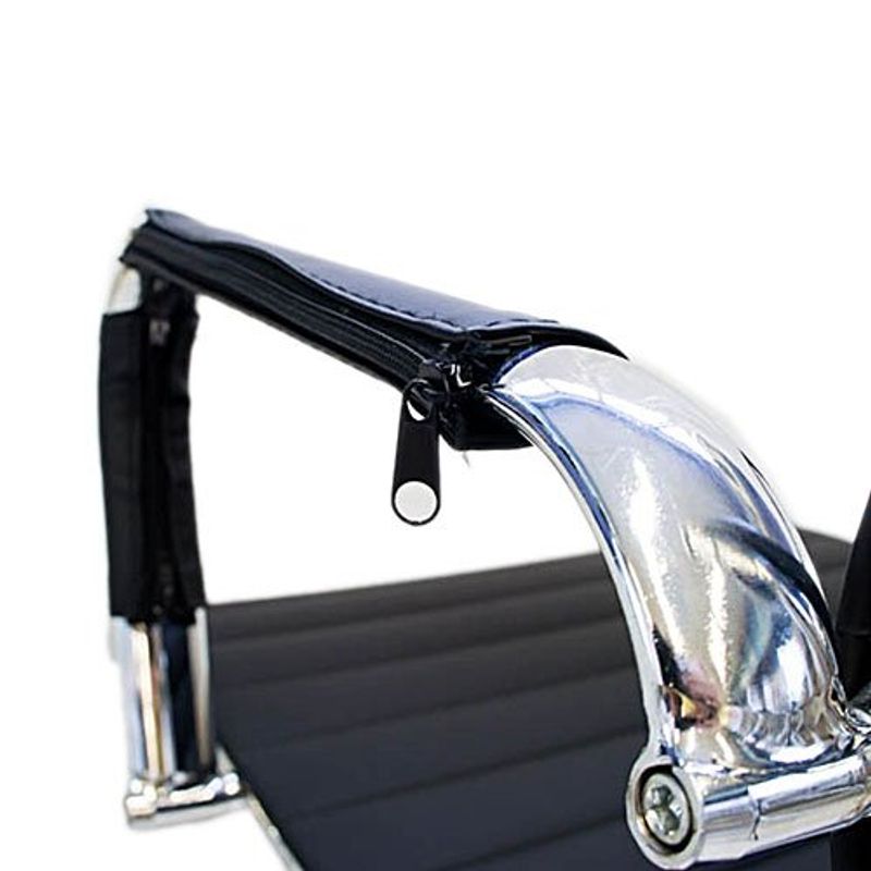 cadeira para escritório latcor giratório aço preto h3004b-bla