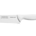faca para carne tramontina 6 premium 24472/186 lâmina de aço inox branca