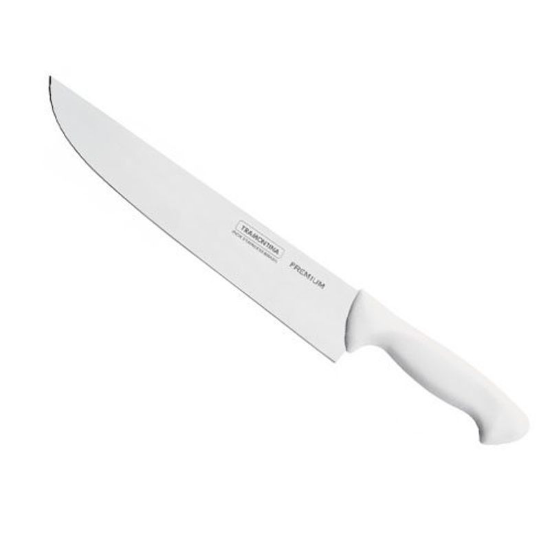 faca para carne tramontina 7 premium lâmina de aço inox branca