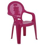 cadeira infantil tramontina catty 92264/060 plástico rosa