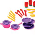 brinquedo cadeira brincadeira de cozinha dismat mk201 plástico colorido