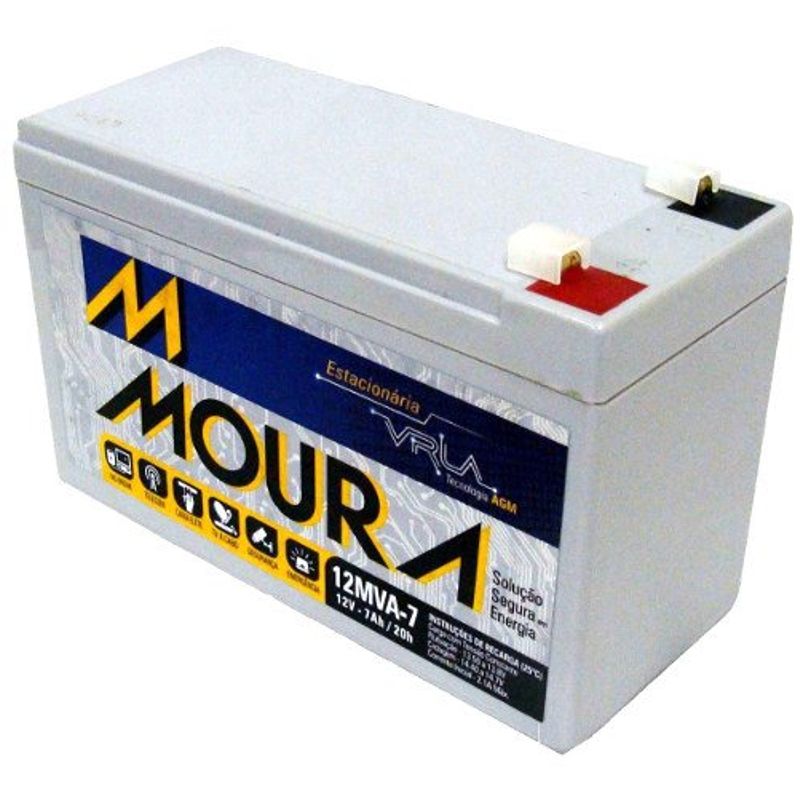 bateria para circuitos elétricos moura 12mva-7