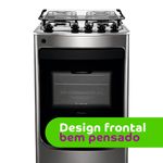 fogão 4 bocas consul automático bivolt inox cfo4nar