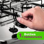 fogão 4 bocas consul automático bivolt inox cfo4nar