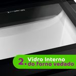 fogão 4 bocas consul automático bivolt inox cfo4nar