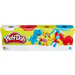 brinquedo massa de modelar play-doh hasbro b5517 sortimento 4 cores