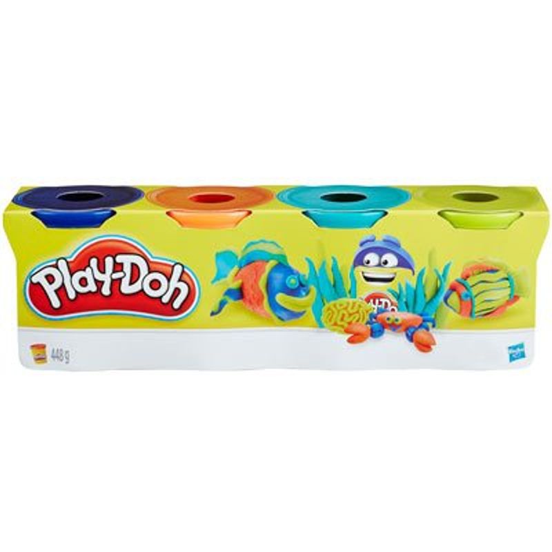 brinquedo massa de modelar play-doh hasbro b5517 sortimento 4 cores
