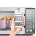 micro-ondas electrolux 31l painel integrado espelhado 127v inox mi41s