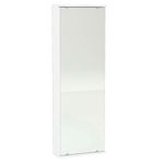 sapateira de parede politorno 1 porta itajaí com espelho branco 221082