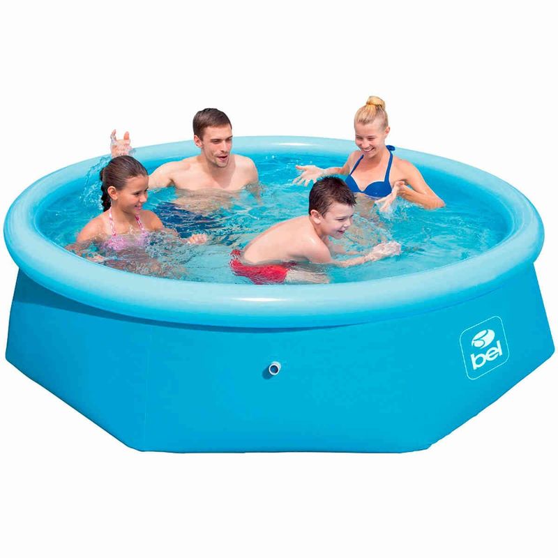 piscina inflável 2700 litros belfix 100100