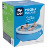 piscina inflável 2700 litros belfix 100100