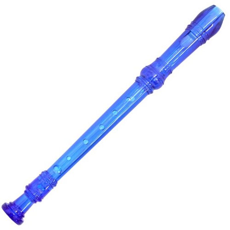 flauta concert germânica didática tradicional sete trc57 azul