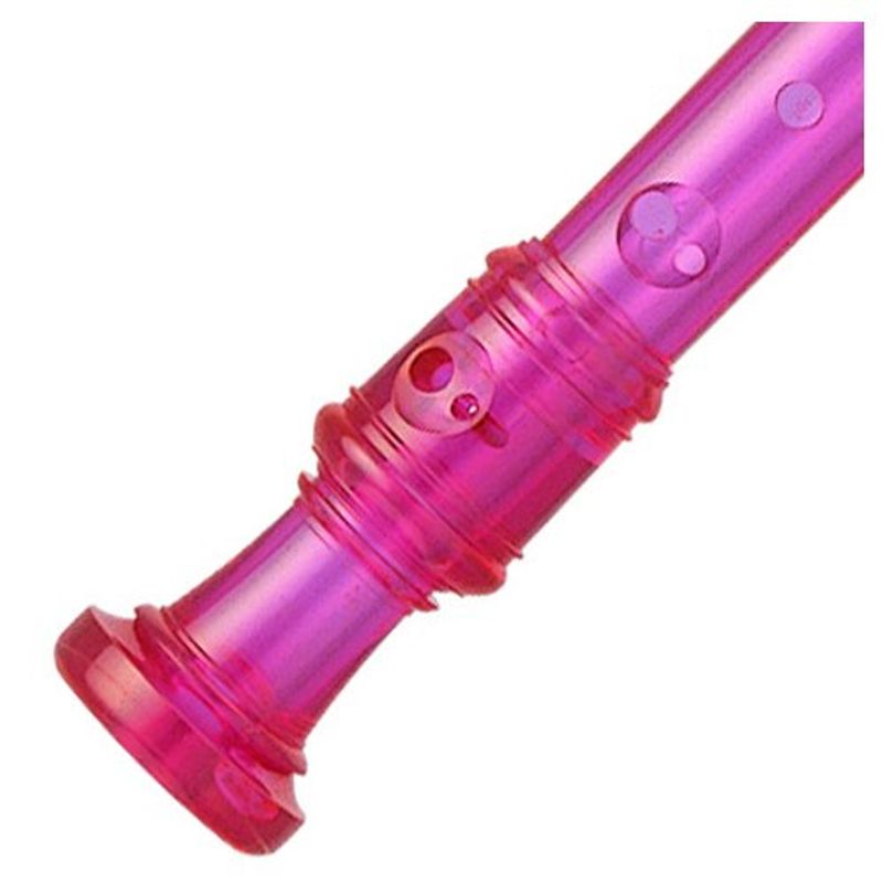 flauta concert germânica didática tradicional sete trc57 rosa