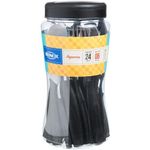 conjunto de talheres 24 peças itaparica brinox preto