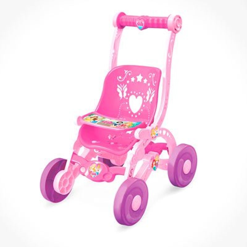 carrinho de boneca princesa líder 2390 plástico rosa