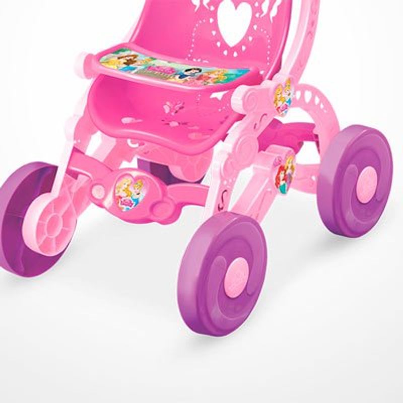 carrinho de boneca princesa líder 2390 plástico rosa