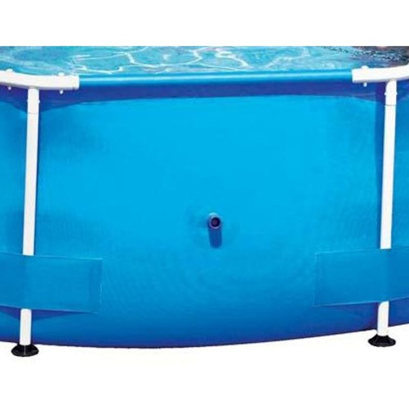piscina montável 5.000 litros belfix azul 510000
