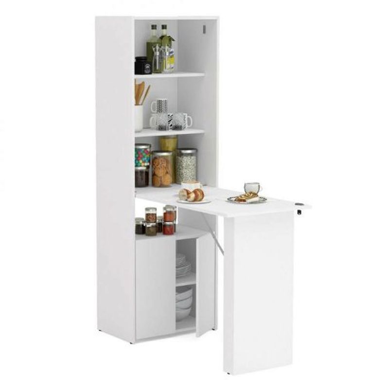 armário multiuso politorno goiás mdp branco 165x53x113cm