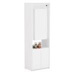 armário multiuso politorno goiás mdp branco 165x53x113cm