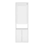 armário multiuso politorno goiás mdp branco 165x53x113cm