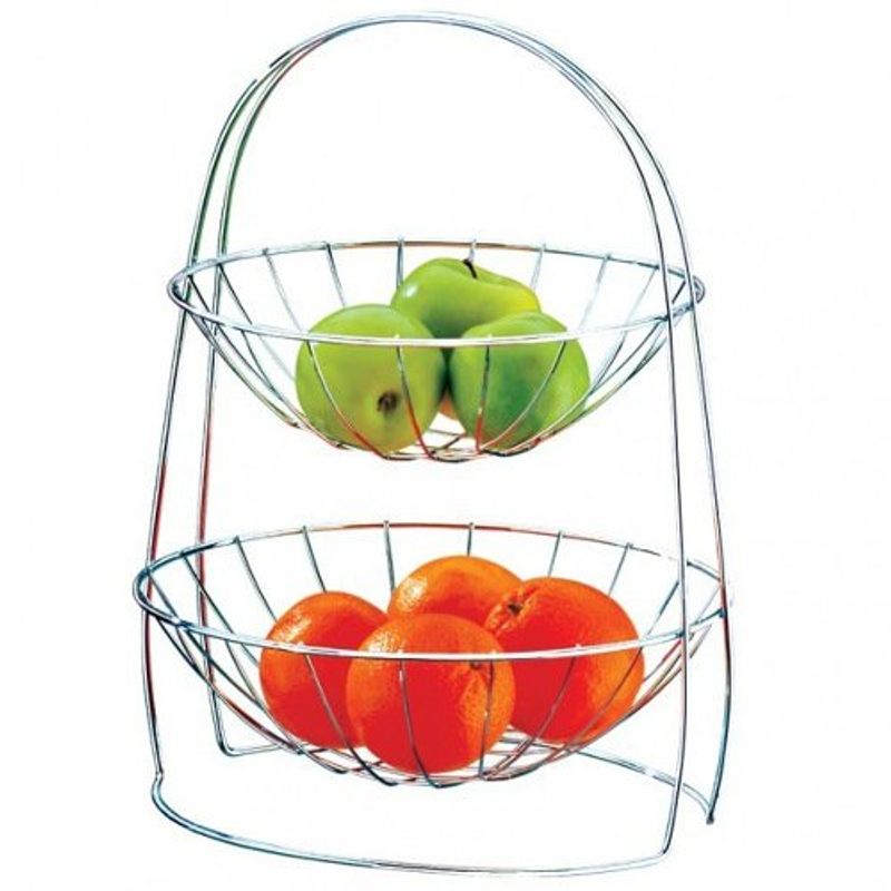 fruteira future vantaggio redonda aço cromado 992