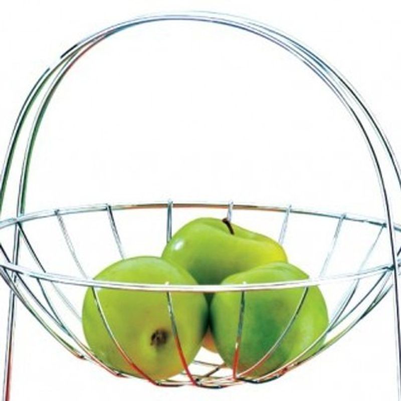 fruteira future vantaggio redonda aço cromado 992