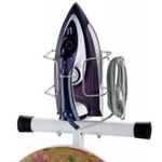 suporte de parede para tábua e ferro de passar roupa future aço inox