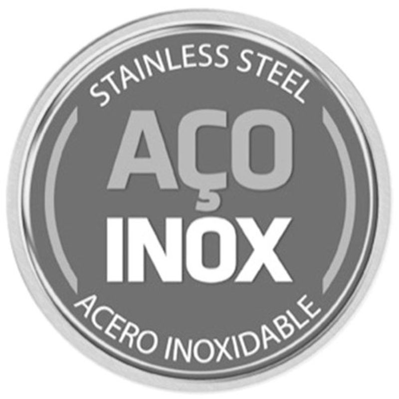 caçarola funda allegra tramontina 5,7 litros tampa de vidro indução inox