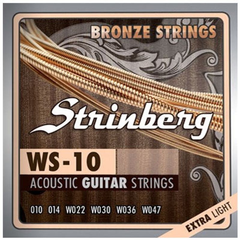 cordas de aço para violão strinberg ws10