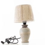 abajur de mesa latcor cla-dy12314 bege