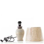 abajur de mesa latcor cla-dy12314 bege
