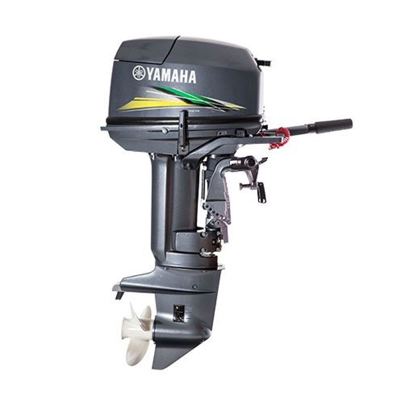 motor de popa yamaha 30hmhs 2 tempos cinza