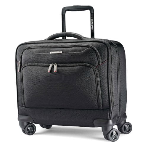 Pasta Para Notebook Samsonite Xenon III Spinner Mobile Black Com Rodas, Poliéster, Preto 89438-1041