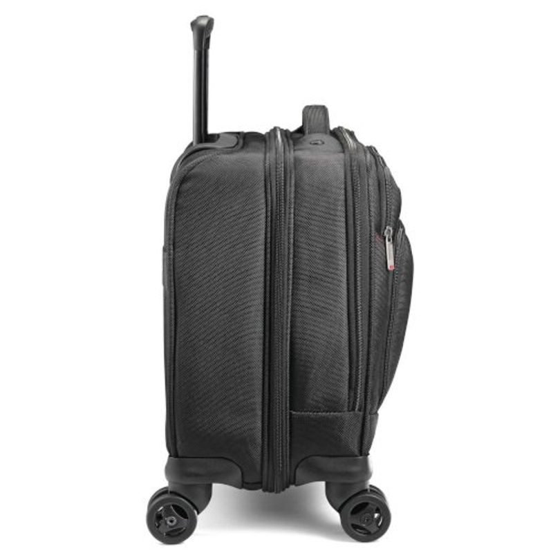 pasta para notebook samsonite xenon iii spinner mobile black com rodas, poliéster, preto 89438-1041
